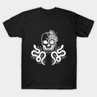 Skull with snakes T-Shirt